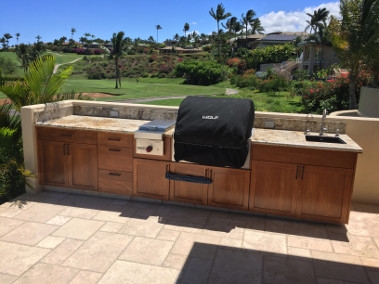 Wailea Golf Estates Maui Ocean View Home Grill